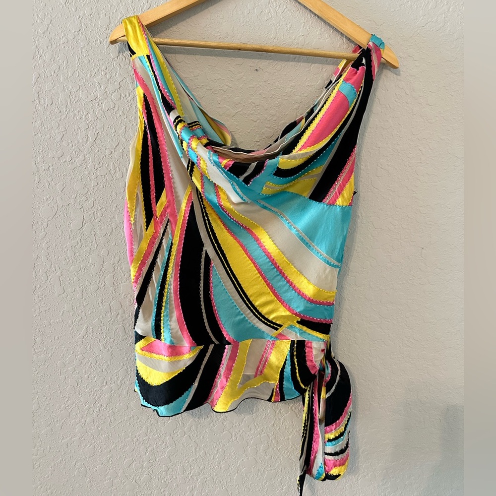 Cache Colorful Swirl Tank Top